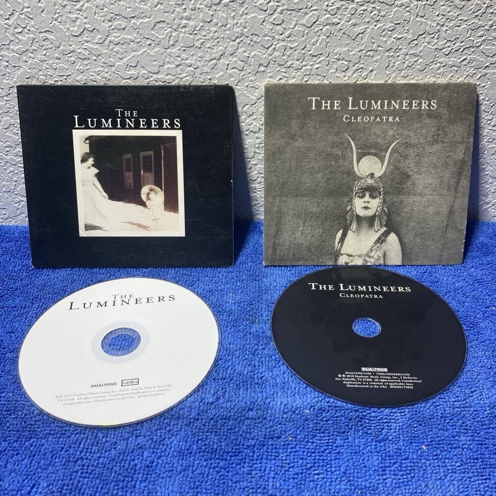 The Lumineers CD DVD Lot Self Titled Deluxe Edition 2013 Cleopatra 2016 Album